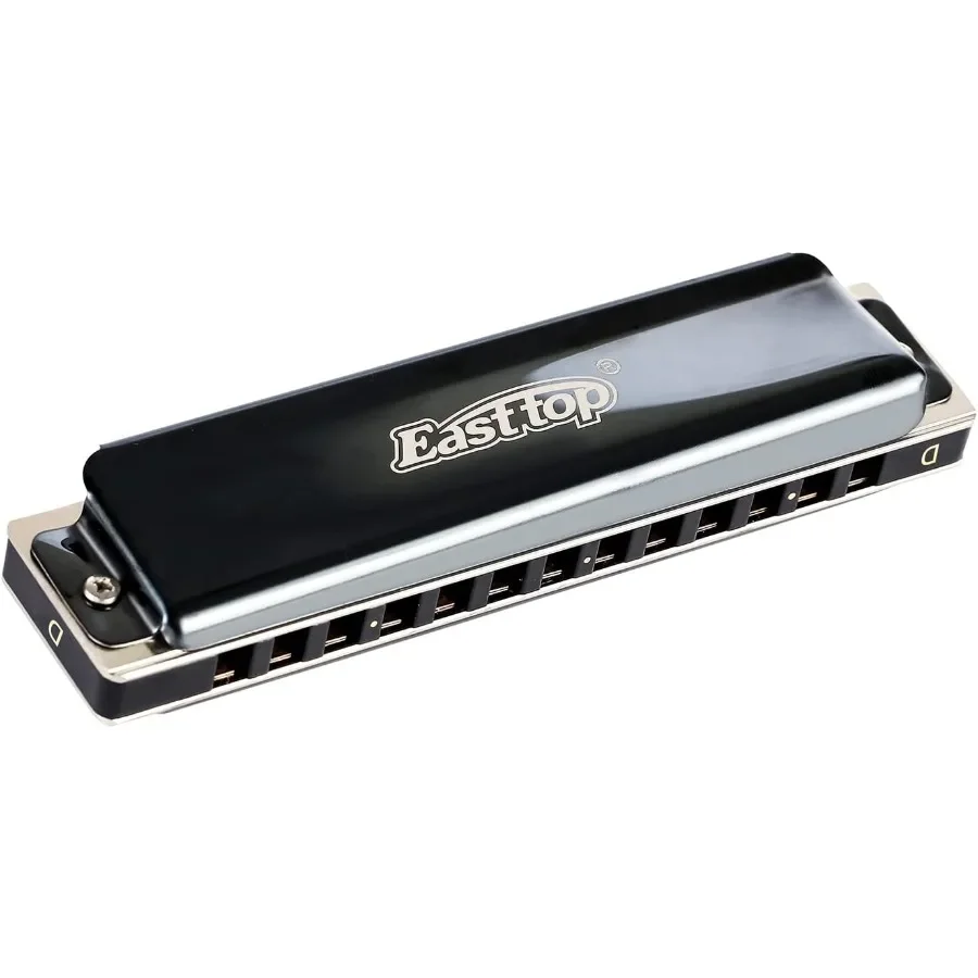 East top Lucky 13 Bass Plus Blues Harmonica 13 فتحة Diatonic Harp Mouth Organ Professional Richter Harmonica in D Key Ideal fo #4