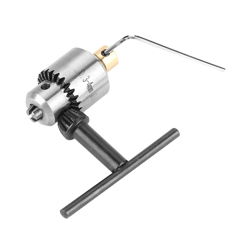 1 Set Chuck bor Mini mikro 0.3-4mm, Set Chuck bor dan kunci pas, Set Chuck bor