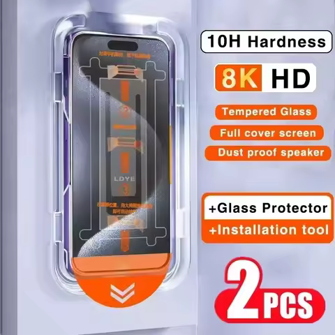 8K Dust Free Glass For Samsung A55 A54 A34 A25 A35 A53 A32 A72 A06 A16 S24 Ultra S23 FE S22 Oleophobic Coating Screen Protector