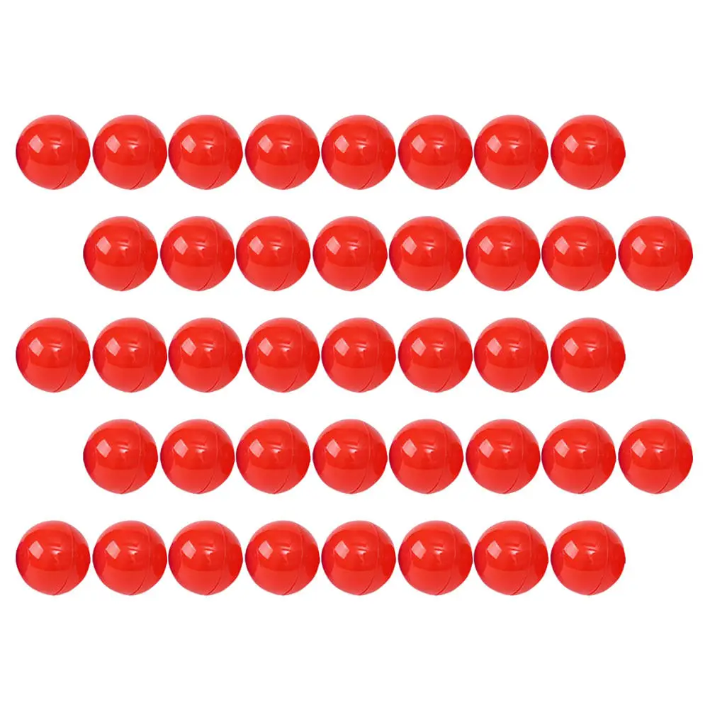 100pcs Openable Raffle Balls Seamless Plastic Lottery Game Ball Party Activity Supplies For Carnival Event Bingo Bar Decoration
