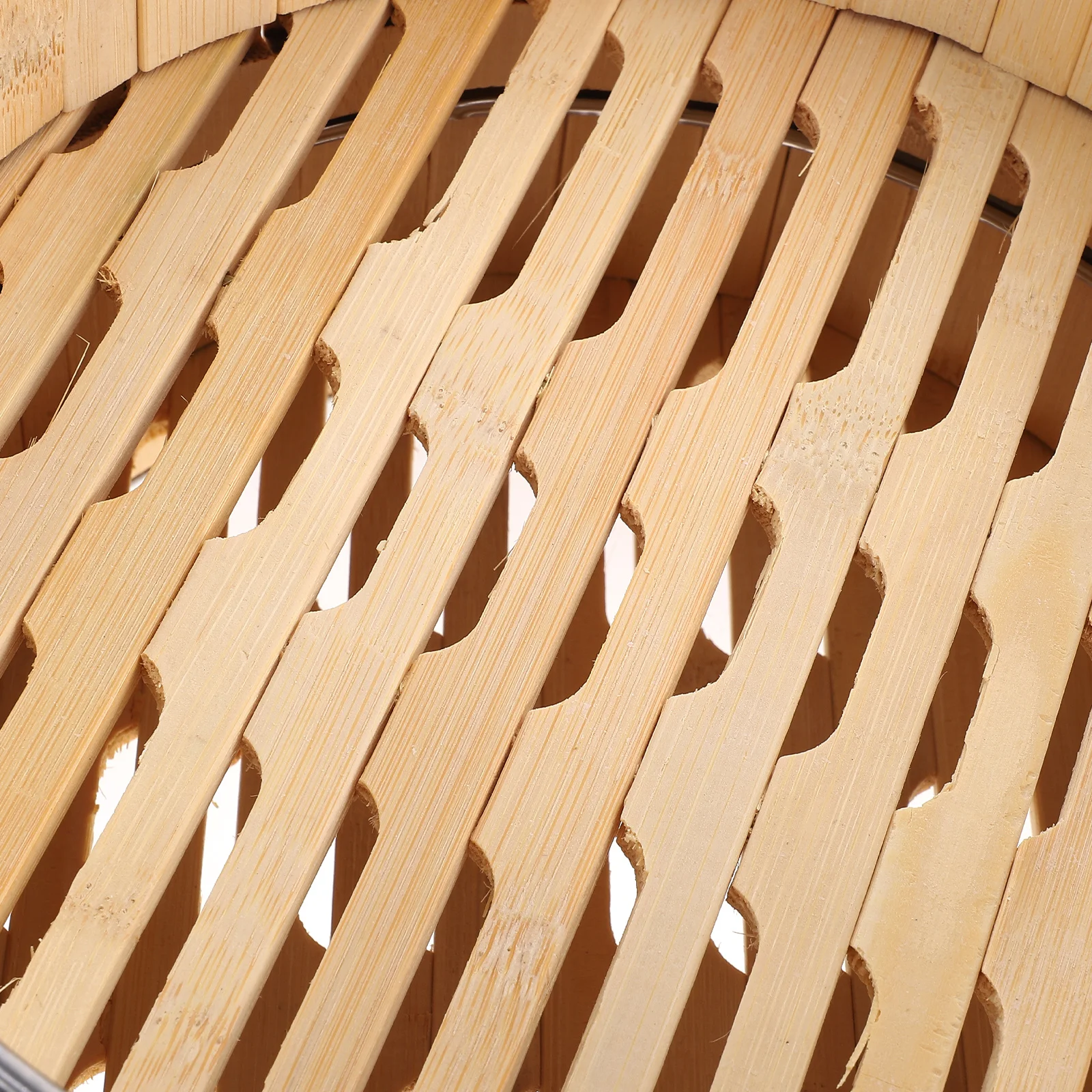 

1 Set Of 10 Inch Bamboo Steamer Basket Lidded Heat Resistant Kitchen Cookware For Rice Eggs Dumplings Vegetables Bun Steaming