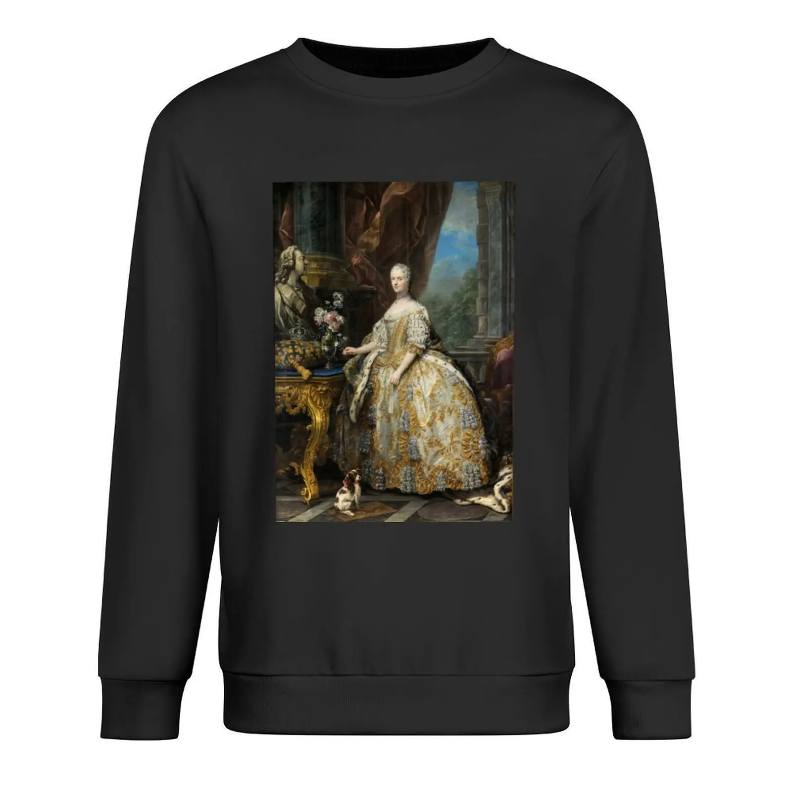 

Marie Leszczinska, Queen of France - Charles-André van Loo Pullover men's clothes men's winter sweater tracksuit new sweatshirt