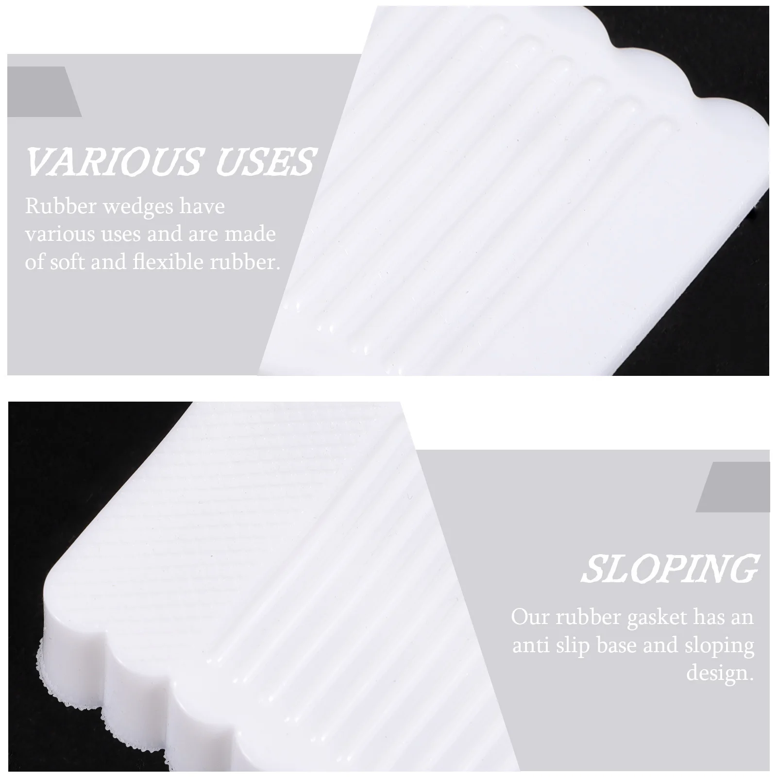 Cuñas de goma antivuelco para nivelación de muebles, cuñas para puerta de mesa, gabinete, almohadillas niveladoras, escritorio de oficina en casa, silla y cama, 4 Uds.