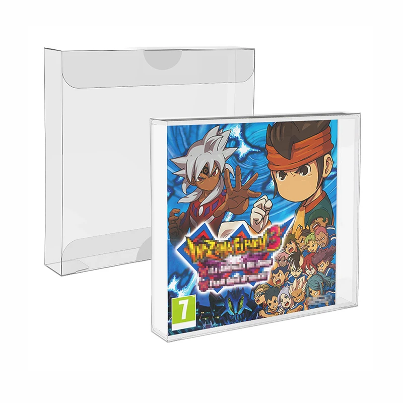 

Clear Box Protectors for NINTENDO 3DS Game Transparent Collection Display Box Storage Box NTSC PET Protective Box