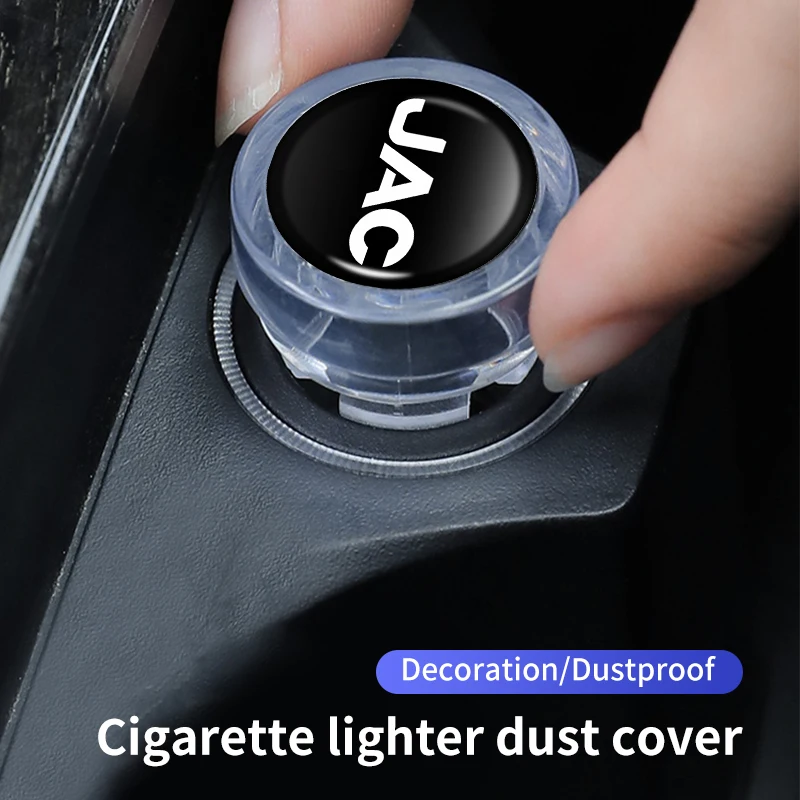 Car Cigarette Lighter Button Replacement Plug Dust Cover For JAC Refine J3 J4 J7 JS3 JS4 KR1 S2 S3 S4 S5 S7 Vapour T8