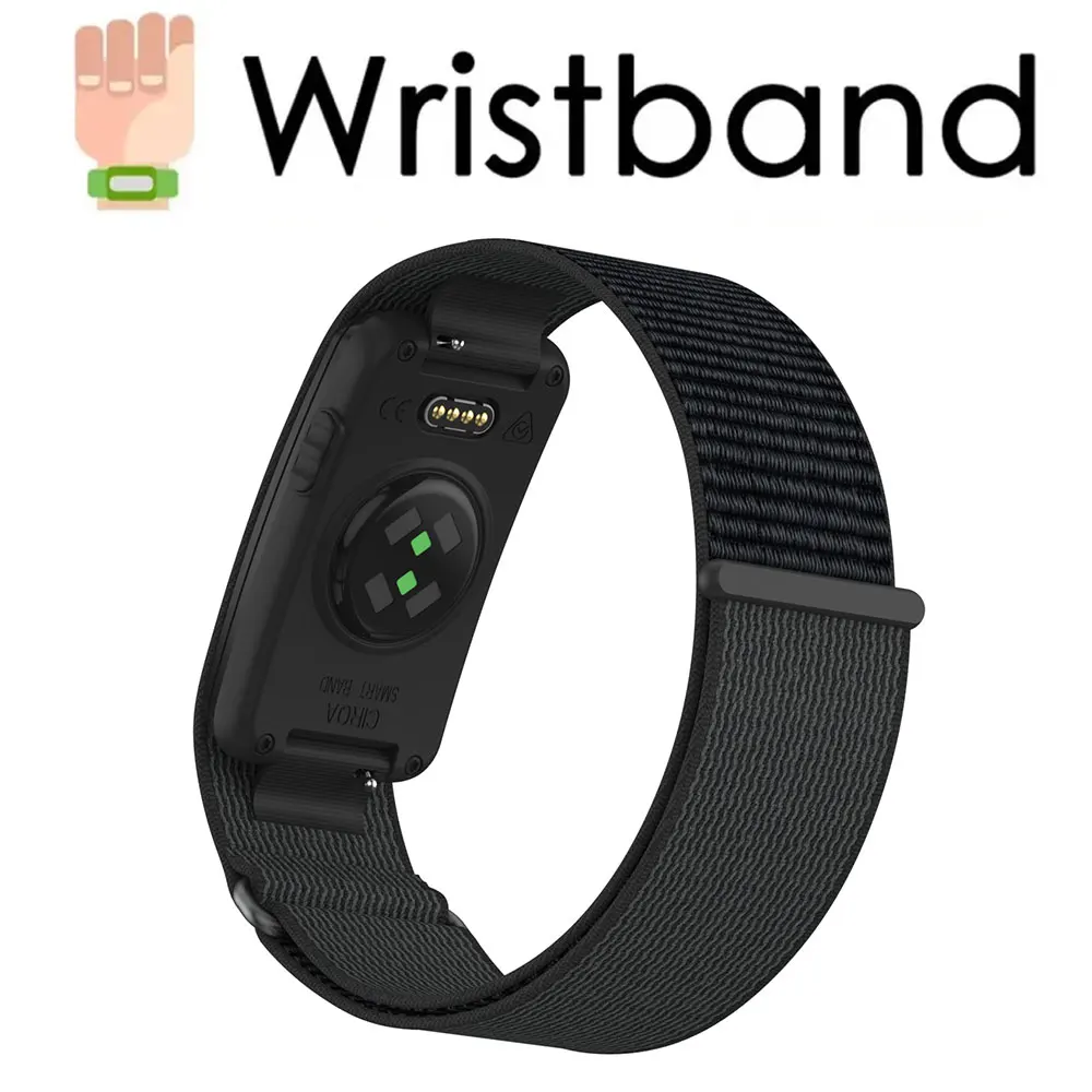 Nylon-Bizeps-Armband für Garmin CIRQA Smart Band, leicht, verstellbar, atmungsaktiv, Sport-Ersatzarmband für Garmin CIRQA