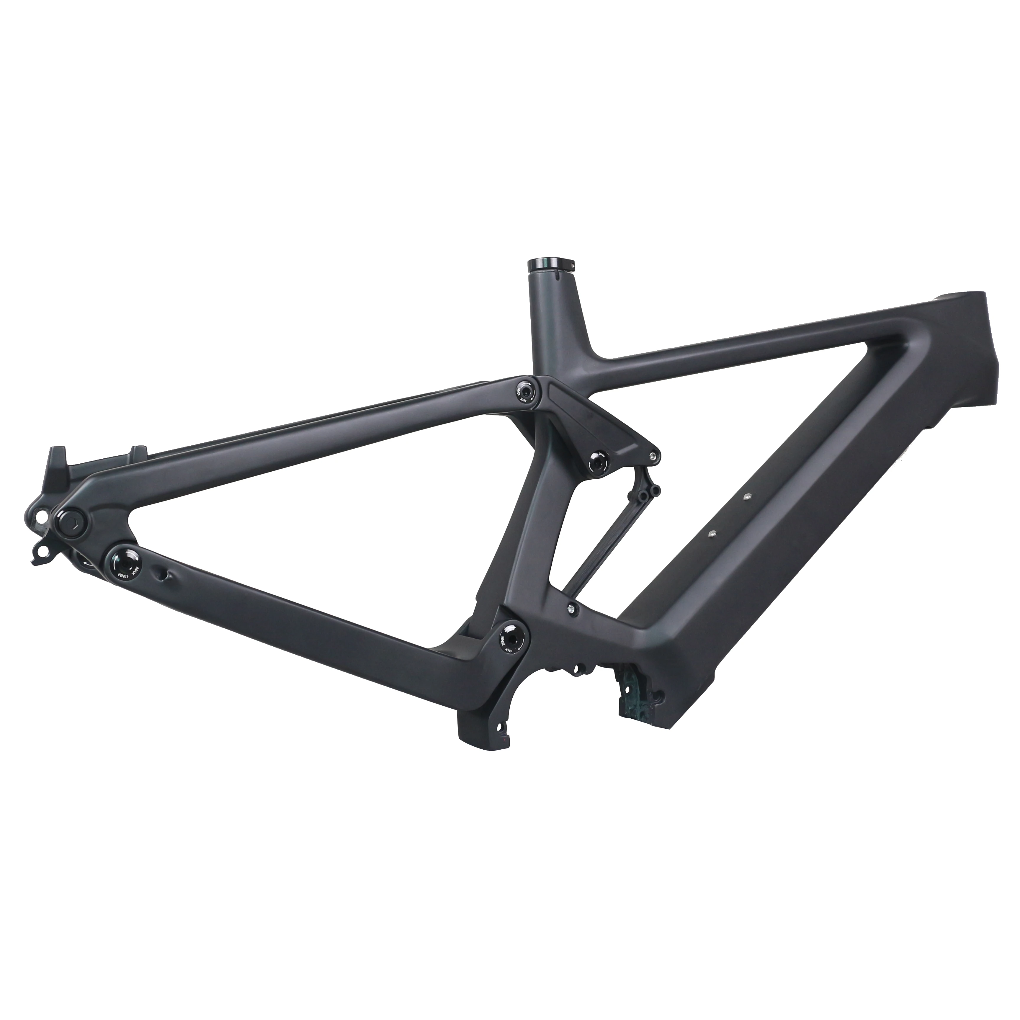 E-MTB Bike Carbon Frame, 29er Suspension frame, Compatible with Bafang M510, M500, M600 Mid Motor, 250W, Motor and Battery