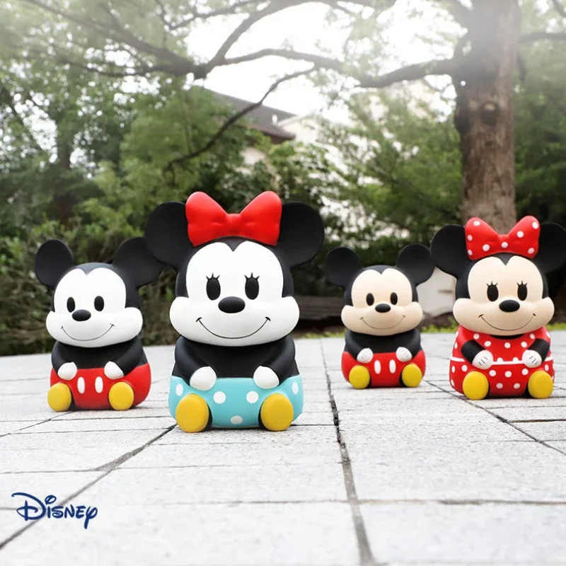 Disney Mickey Minnie Mouse Stress Relieving Toys Cartoon Cute Doll Creative Decoration Kids Brithday Christmas Gifts