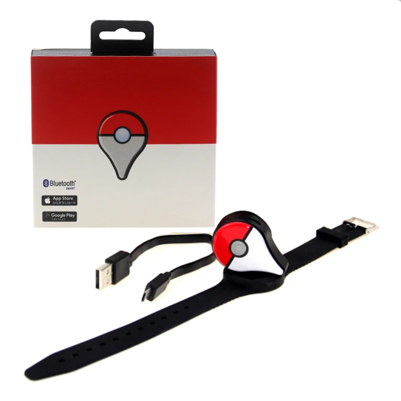 

New Upgraded Compatible with Pokemon Go Plus - Rechargeable, Manual/Auto Catch Two Mode Retaining