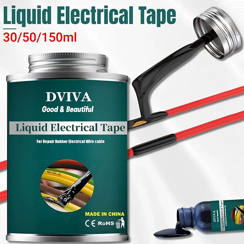 

Fast Dry Liquid Insulating Tape Waterproof Liquid Electrical Tape Repair Rubber Electrical Wire Cable Paste Coat Sealing Glue