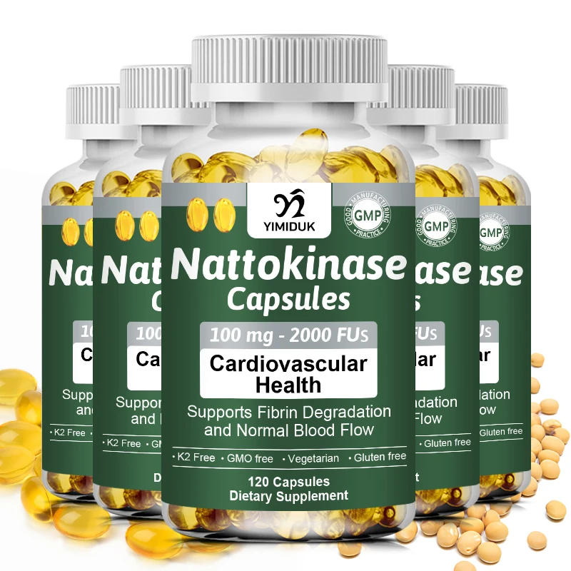 

Nattokinase Blood Vessel Cleaning Capsules, Capsules To Prevent Blood Pressure & Improve Blood Vessel Health