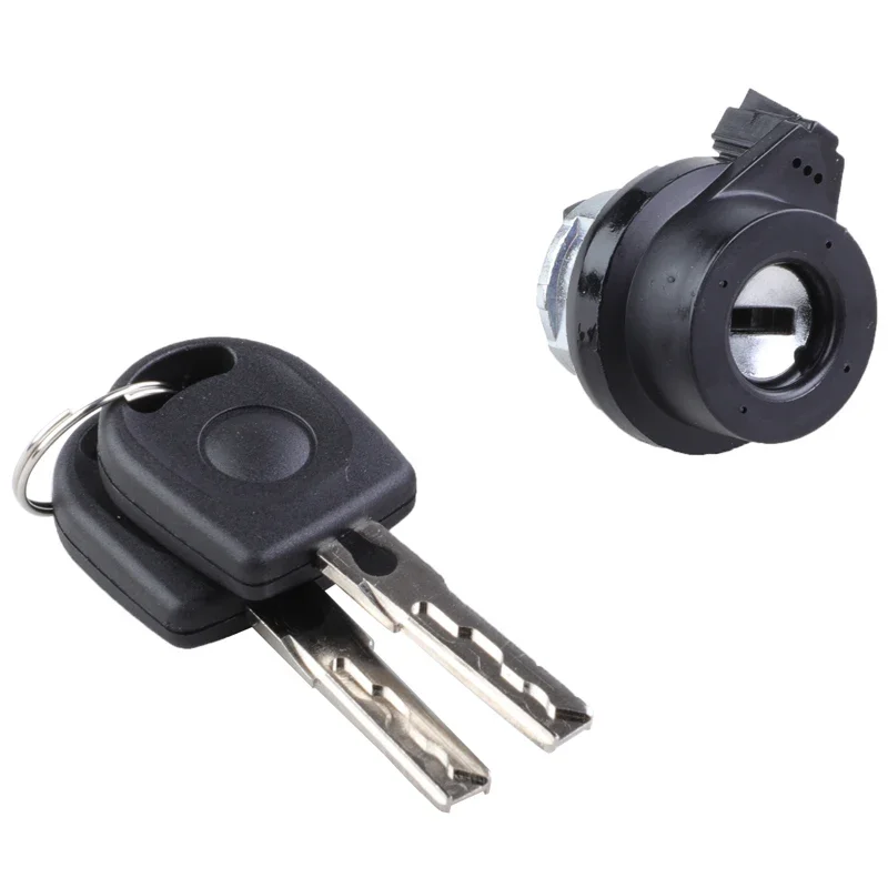

3B0905855H Door Lock Cylinder Barrel With 2 Keys Car For Volkswagen Polo 2002-2009