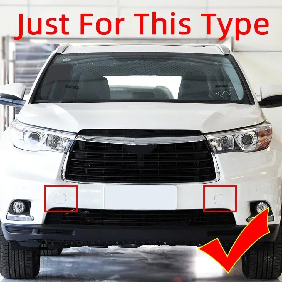 Für Toyota Highlander Kluger 2015 2016 2017 Auto Teil Front Bumper Abschleppen Haken Auge Abdeckung Kappe Tow Haken Anhänger Schleppen deckel Trim