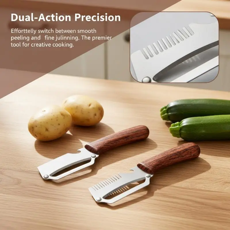 2-in-1 3-in-1 Multifunctional Vegetable Peeler With Bottle Opener For Peeling And Slicing Fruits Shredding Scallions