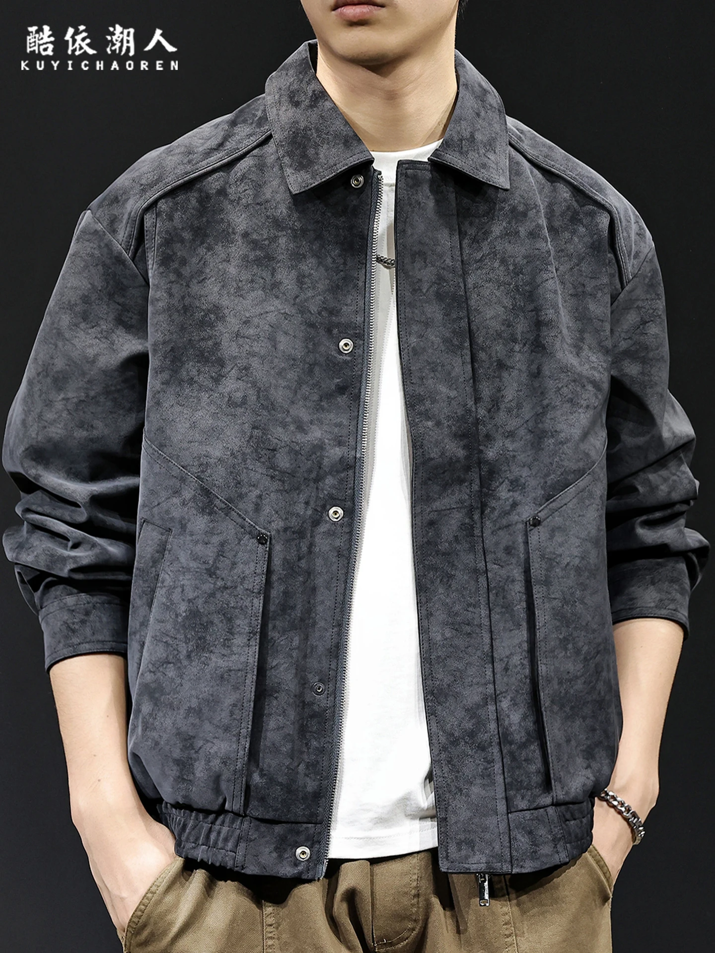 

Матовый байкерский кожаный джет, мужская повседневная элитная рабочая одежда, дэт на осень-зиму, большой размер, модный брендовый мотоциклетный джет