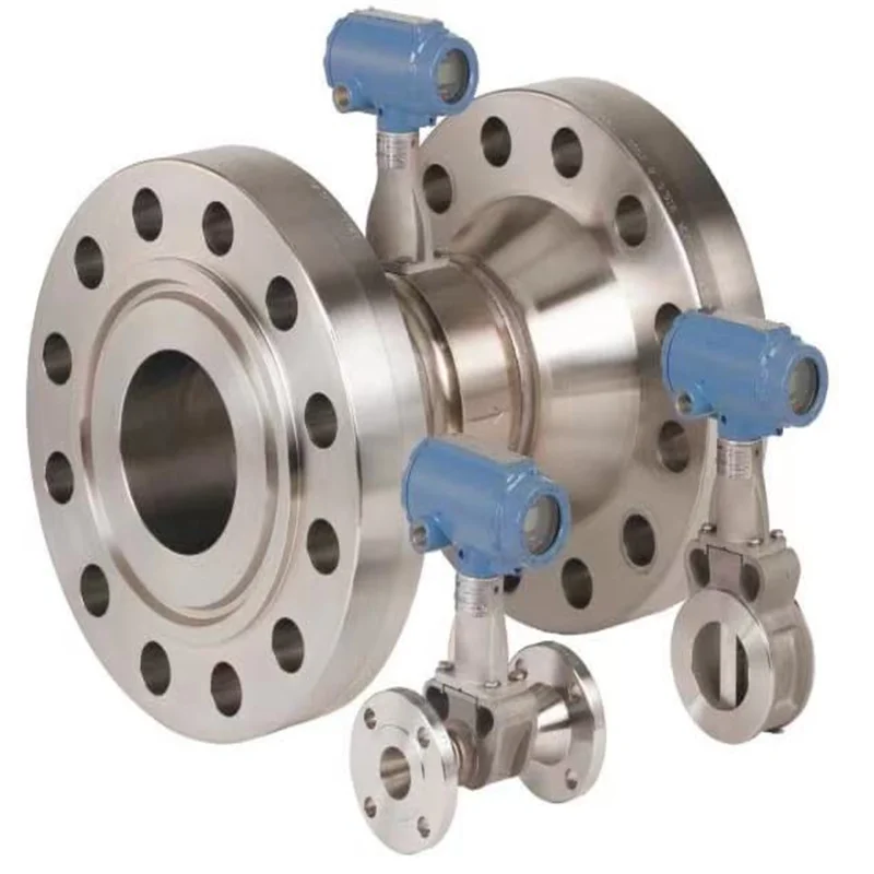 

New Gas and Steam Eddy Flow Meter 8800DF010S Flanged Type
