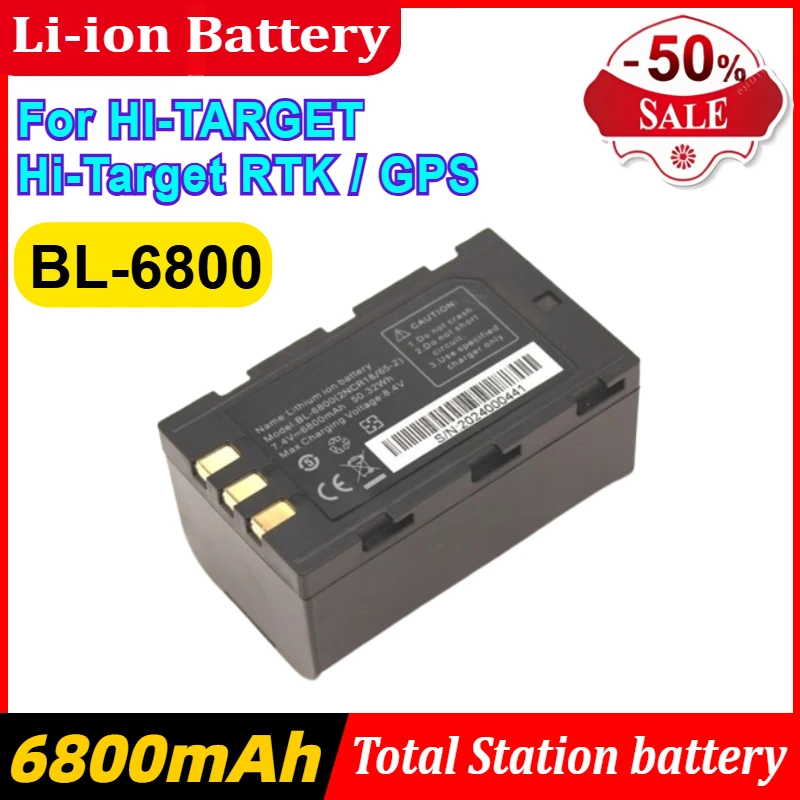 BL-6800 7.4V 6800mAh Li-ion Battery for HI-TARGET / Hi-Target RTK / GPS Host