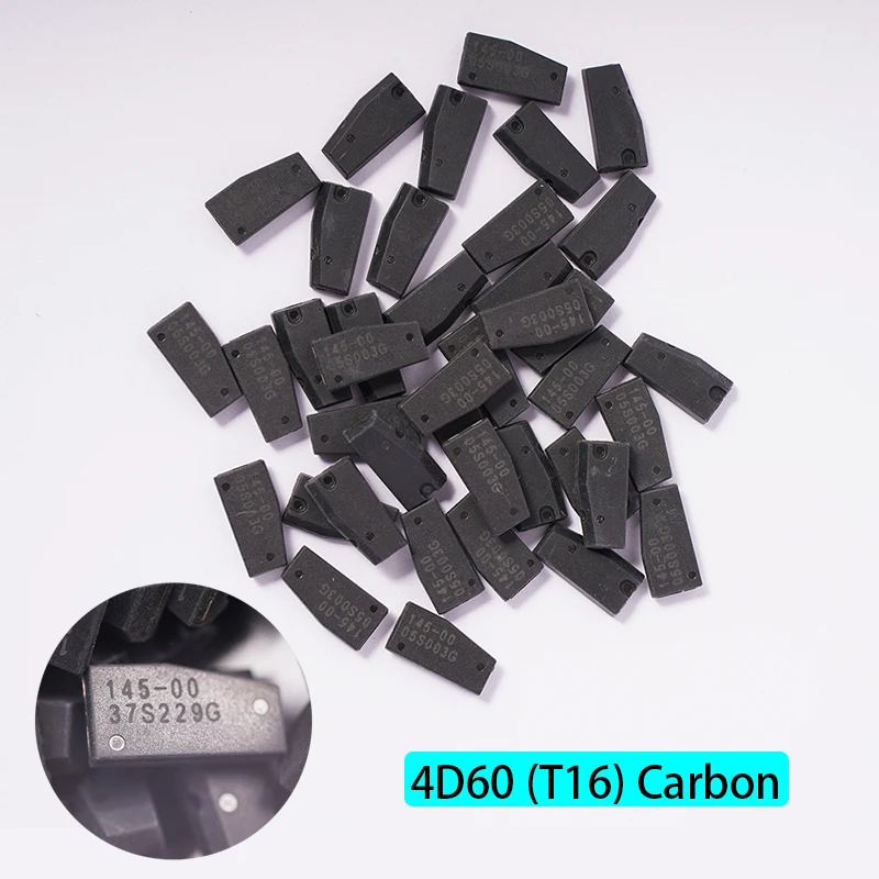 original ID4D60 (T16) Carbon Transponder (80bit) 4D60 ceramic chip for ford focus mondeo 5PCS