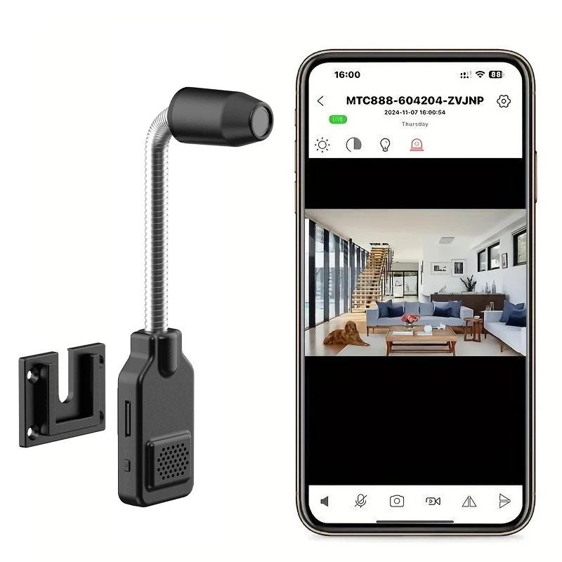 W7 Compact Indoor Plug-in Smart Security Camera,Full HD Video, Night Vision, Motion Detection, Two-Way Audio, Pet camera
