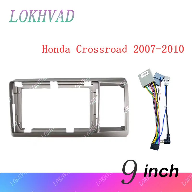 

Для Honda Crossroad 2007 2010, установка автомобильного радио на базе Android, лицевая рамка, мультимедийный плеер, панель, комплект крепления на приборной панели