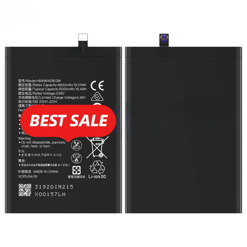 HB496493EGW for Huawei Enjoy 50Pro/60Pro/70Pro Phone Battery 0 Cycle High Quality High Capacity Replacement Bateria  with Tools