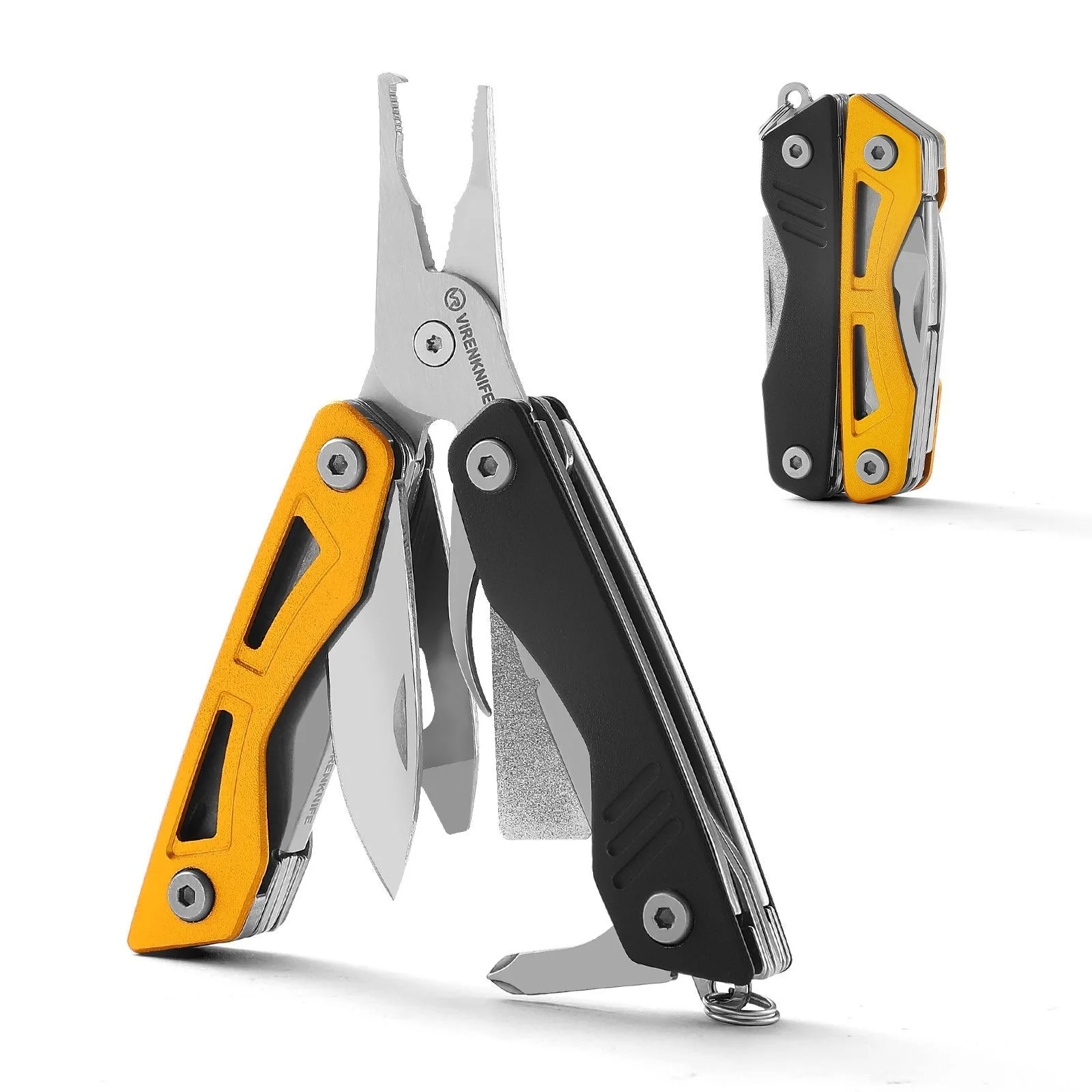 13-in-1 Multi-Tool Fish Pliers EDC Camping Gear Travel Essentials Survival Equipment Hiking Outdoor Self-Defense knife