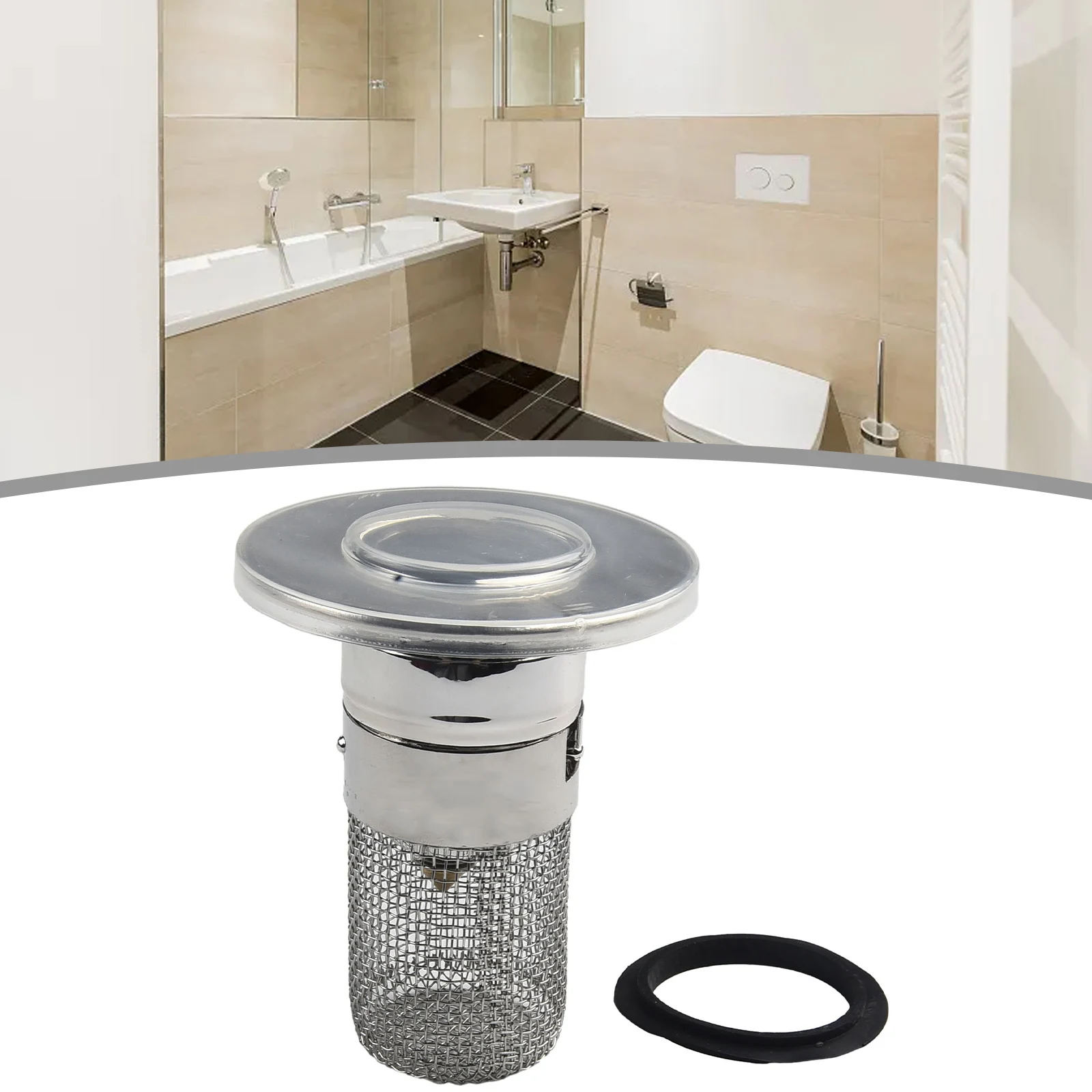 Universal Kitchen Sink Drain Strainer, Rolha de banheira, Plugue de banho, Pop-Up Bounce Core, Captador de cabelo, Filtro