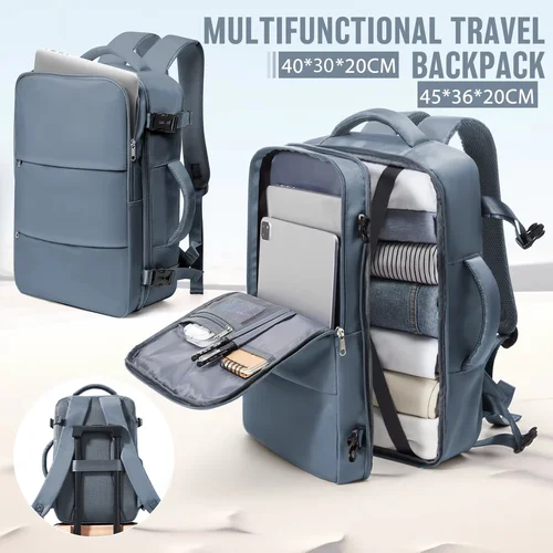 Ryanair 40x30x20 mochila de viaje cabina avión Easyjet 45x36x20 maletas mochila impermeable portátil Packbag cabina bolsa de equipaje