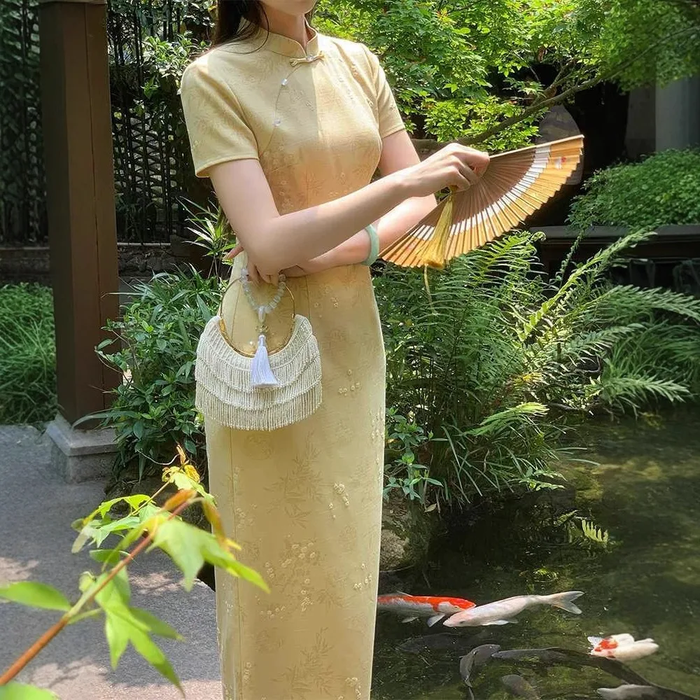 

Traditional Chinese Clothing Cheongsams Chinese Style Dress Qipao Women Clothing Vintage Clothes Ethnic Style Party Streetwear