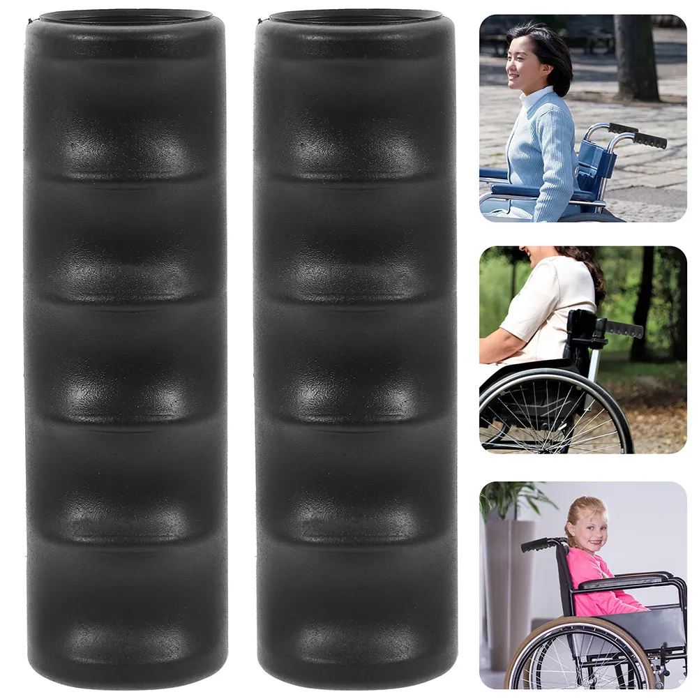 

2Pcs Universal Trolley Handle Grips for Wheelchairs Grocery Carts Walkers PVC Anti-Slip Handle Cover Ergonomic Comfort Grip