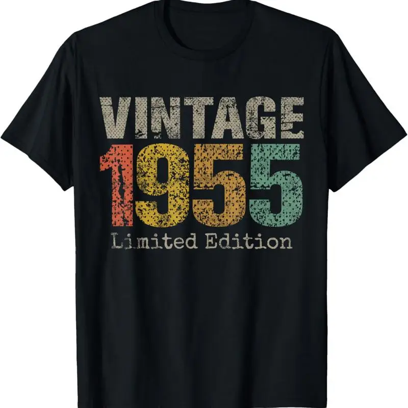 

Vintage 1955 Limited Edition 70Th Birthday S 70 Year Old T Shirt