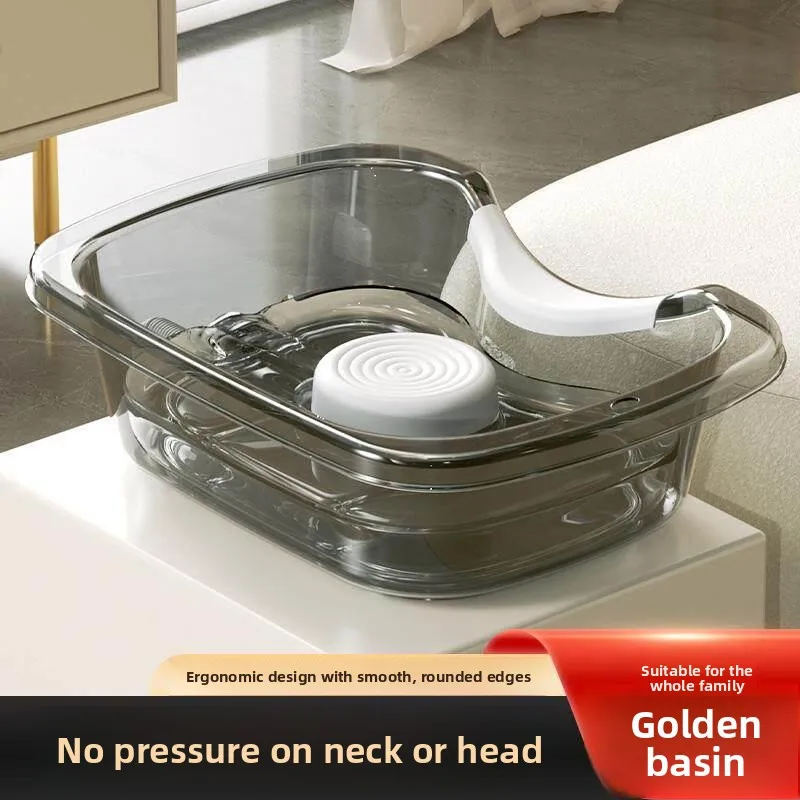 Elderly Pregnant Women Home Use Flat Head Washing Basin Bedridden Patients Postpartum Women Hair Washing Tool Set