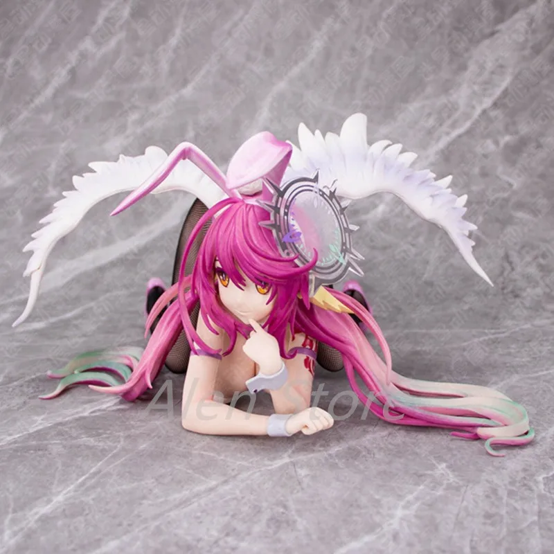 Anime Sexy Girl Figure Toys No Game No Life Flueqel Jibril Bunny Girl PVC Action Figure Toys Collection Model Doll Gift