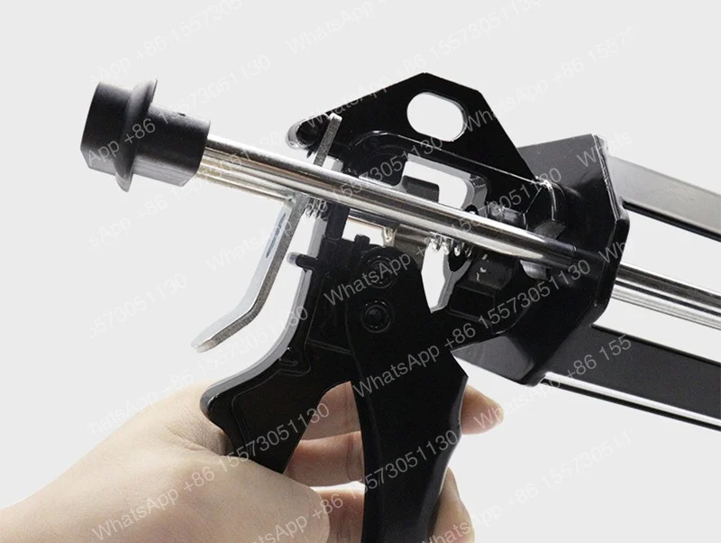 AB glue gun Two-component manual push type 200/400/490ml glue gun 1:1 2:110:1 metal glue gun
