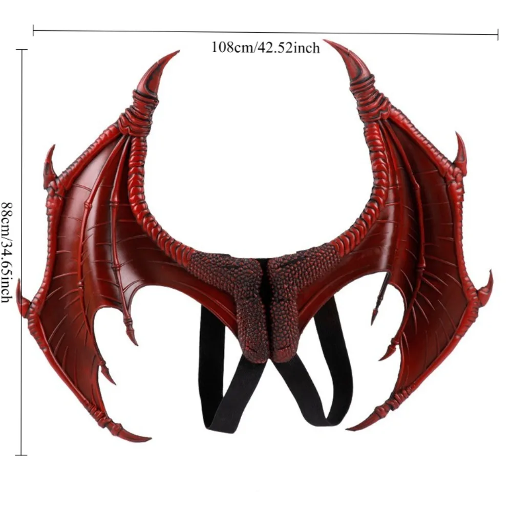 Oggetti di scena cosplay di carnevale di Halloween - Ali di drago oversize per adulti per spettacoli teatrali e palline