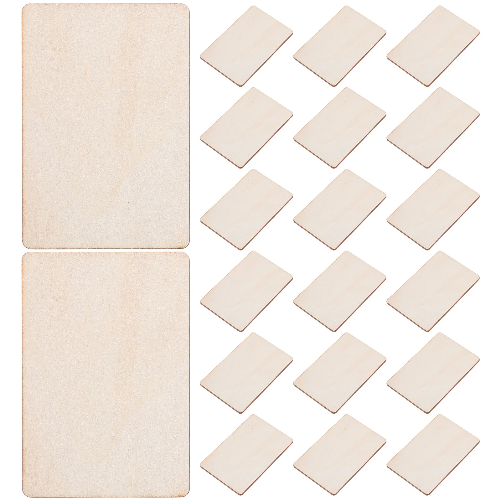 

100 шт. пустая деревянная плитка 3X2 дюйма, незаконченные натуральные ремесленные кусочки для рисования своими руками, резьба, домашний декор, деревянная плитка для рукоделия, ремесло