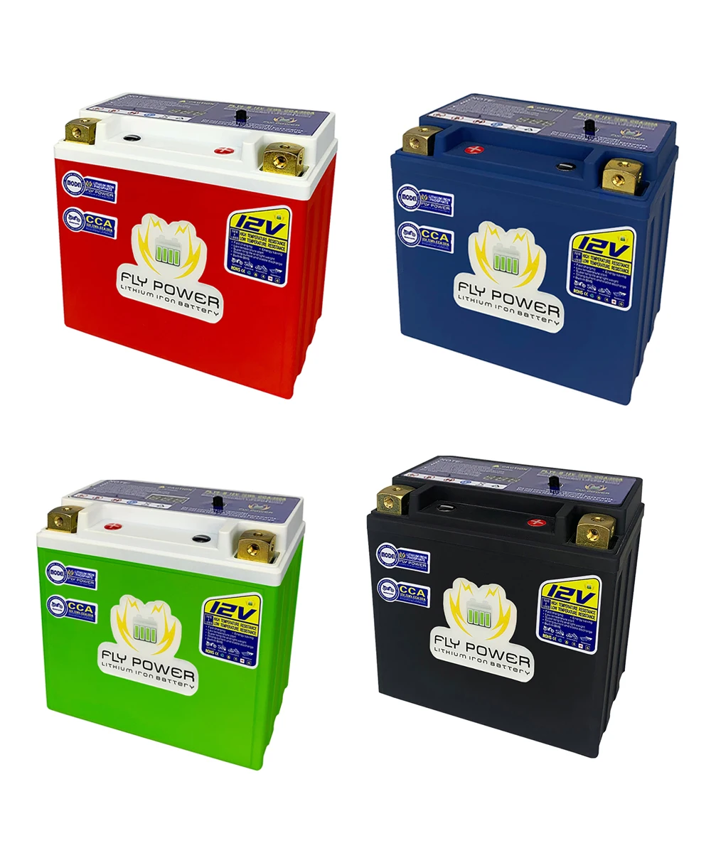 12.8v Scooters LiFePO4 Start Batteries CCA 160A 180A 260A 350A 420A 520A 720A Lithium iron Phosphate Motorcycle Battery With BMS