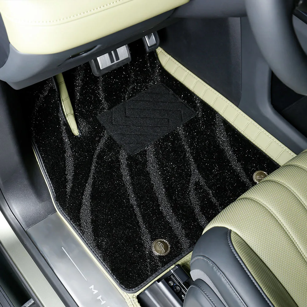 Fully Enclosed Leather Floor Mats For Dongfeng MHERO II M-Hero M817 2025 2026 Interior Supplies Double-layer Velvet Carpet