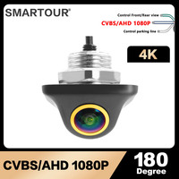 4K 1080P HD Rear View Camera Car Reverse Camera Cable 2 Pin Vehicle Camera Waterproof Night Vision Backup Parking Rearview Len