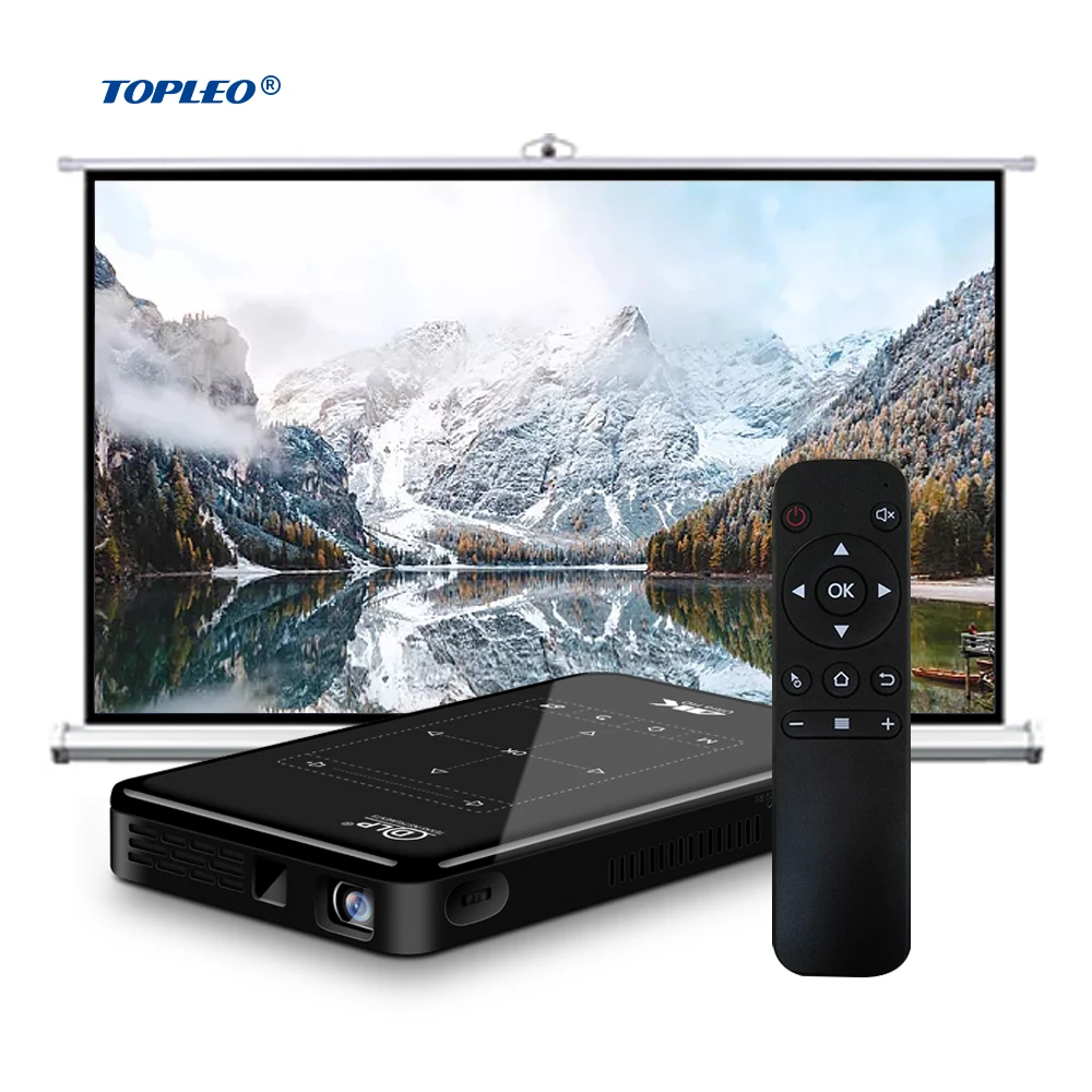 T9 II Keystone correction CPU S905X IR control 4k android mini projector with screen sharing