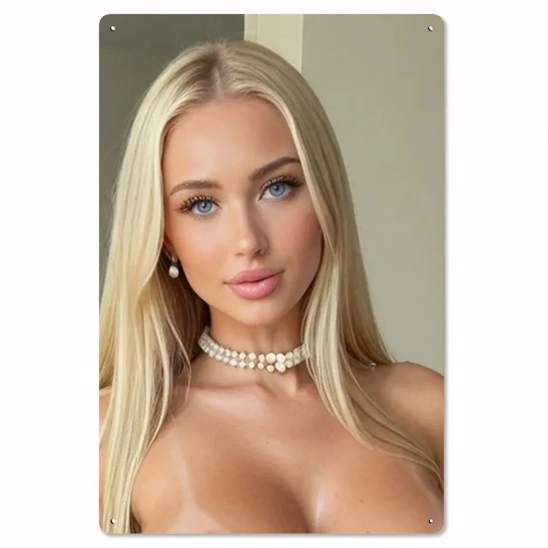 Aluminium-Metall-Fotoschild 8x12 Zoll - Vintage Wandkunst Wasserfester HD-Druck für Zuhause, Café, Bar