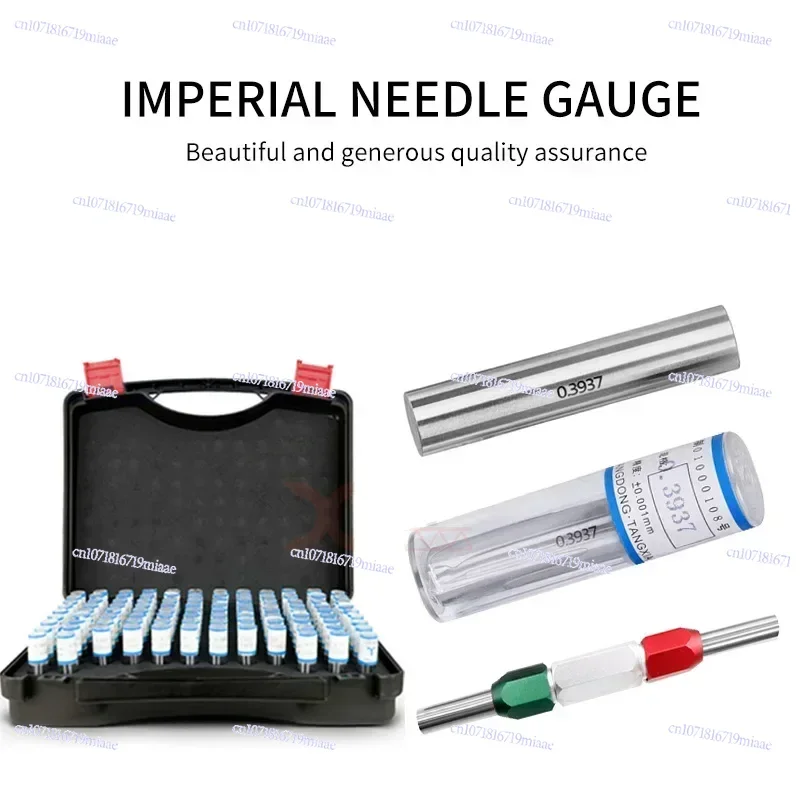 

White Steel Plug Gauge Precision Type Interval 0.01mm Smooth Hole Gauge Set Pin Measuring Tool 101 PCS
