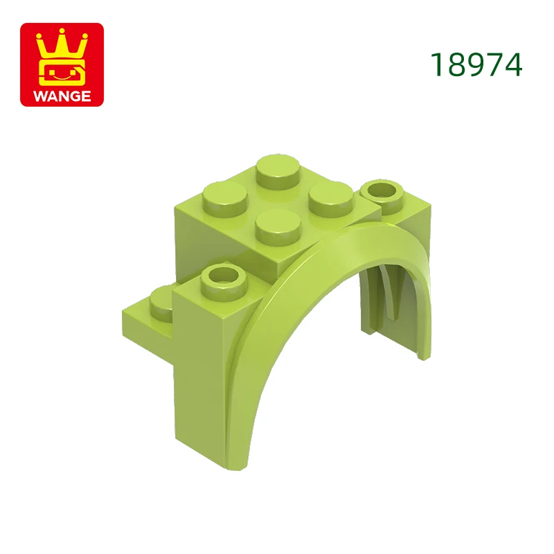 Wange 37 stks/partij 18974 Boog Afgerond Voertuig Blok Moc Kleur Accessoires Compatibel met Baksteen DIY kinderen Speelgoed Montage Onderdelen