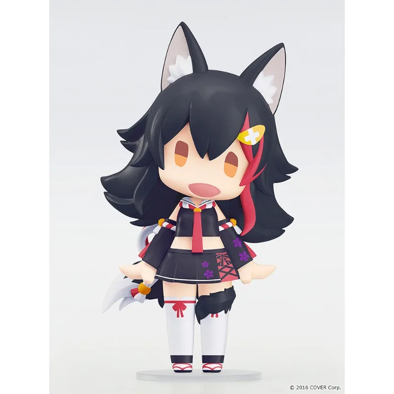GSC 안녕하세요! GOOD SMILE 넨도로이드 오리지널 홀로라이브 오오카미 미오 액션 피규어 장난감 소년 소녀 선물용 수집 모델 장식품