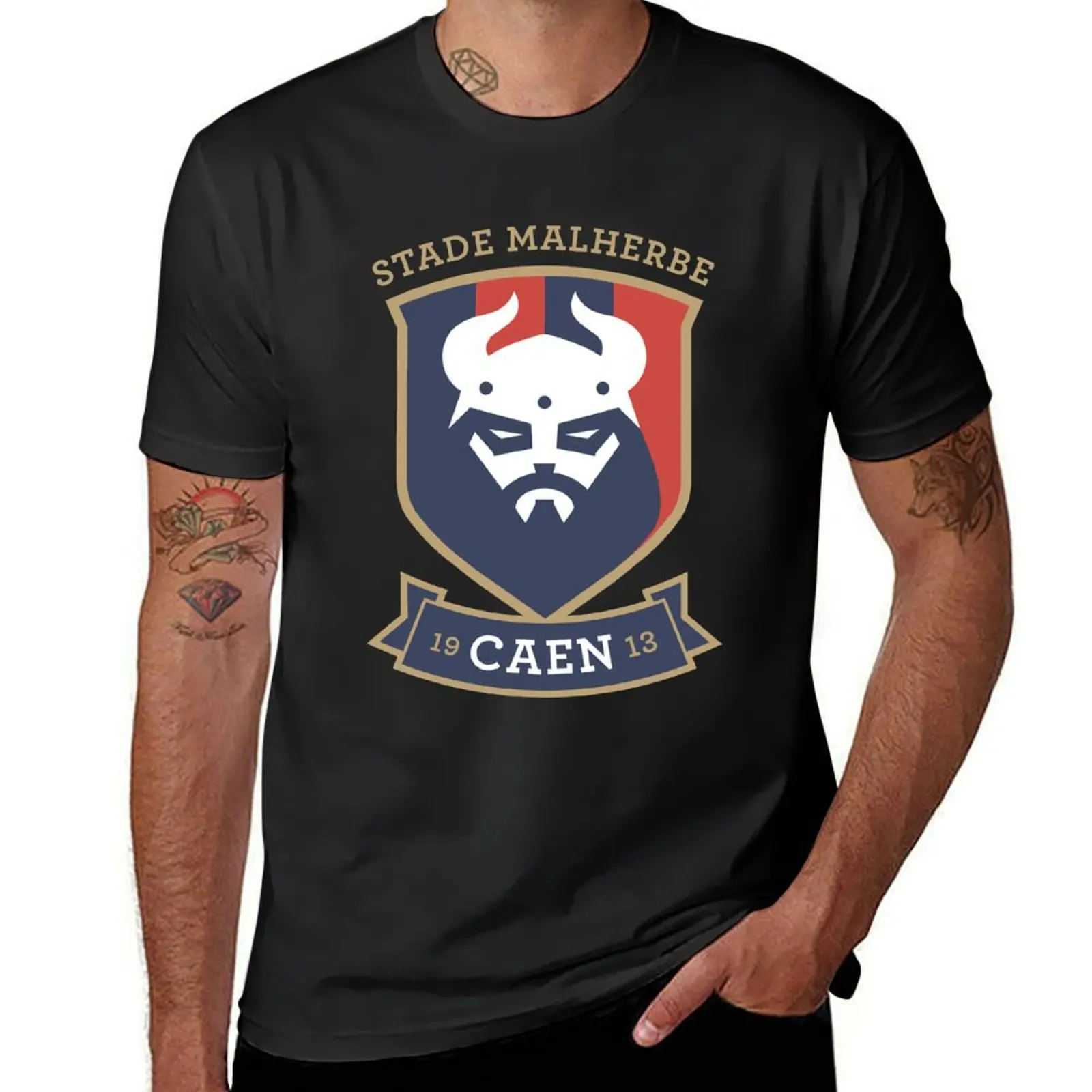 Stade Malherbe Caen T-Shirt tops shirts graphic tees sports fans anime clothes T-shirts for men cotton