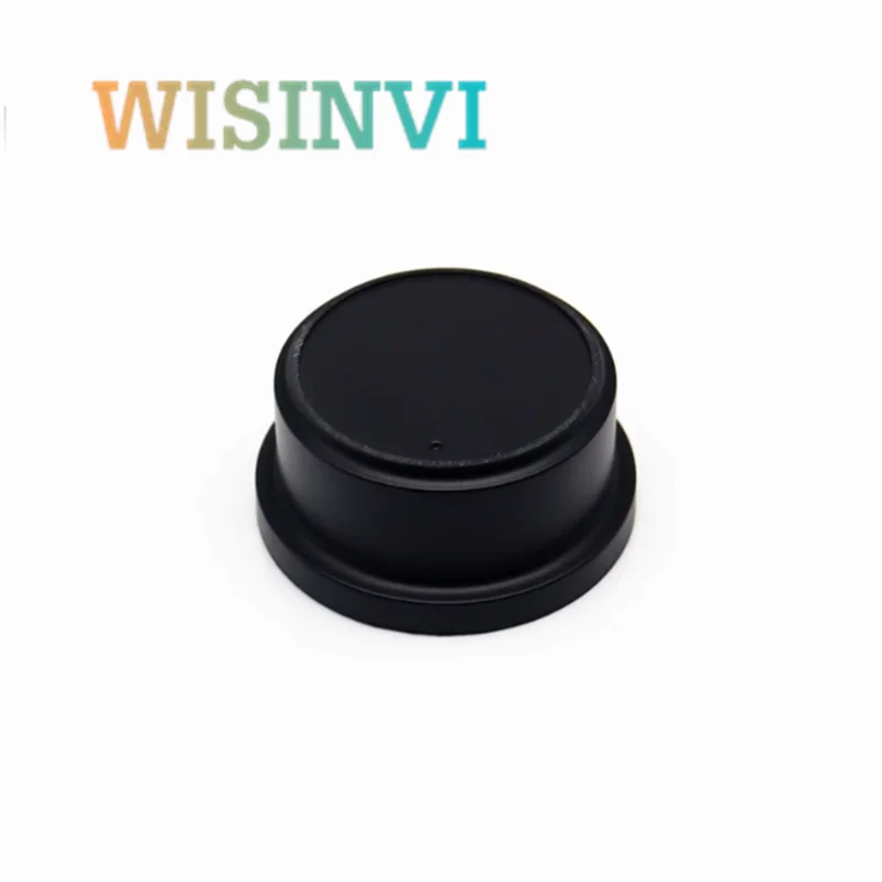 1 Stück 47,5*22MM Schwarzer Kunststoff-Lichtdurchlässiger 6MM Drehknopf Strohhut-Typ Potentiometer Verstärker Lautstärkeregler Kappe Blumenschaft 6mm – Detail 3