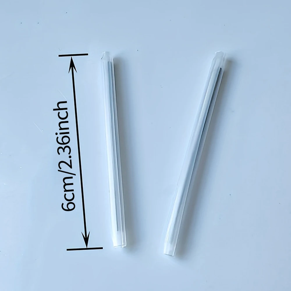 Rękawy ochronne do łączenia światłowodów 100 szt. 1,5 mm średnica 60 mm długość rurka termokurczliwa światłowodowa rurka termotopliwa