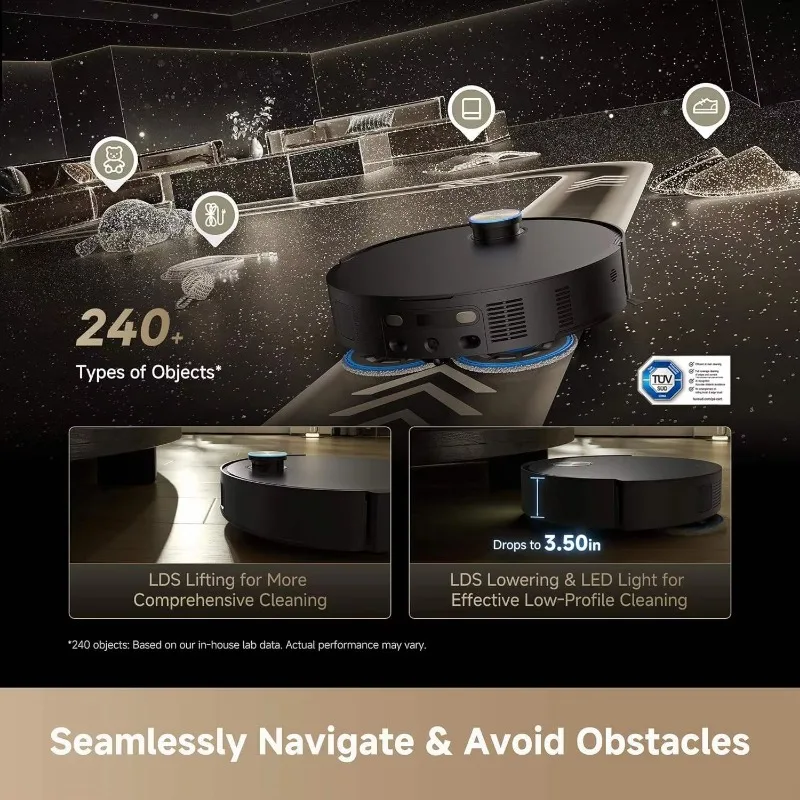 Matrix 10  Smart Robot Vacuum Cleaner Sweeping Mopping Function Wireless Floor Washer High Temp Home Sweeper