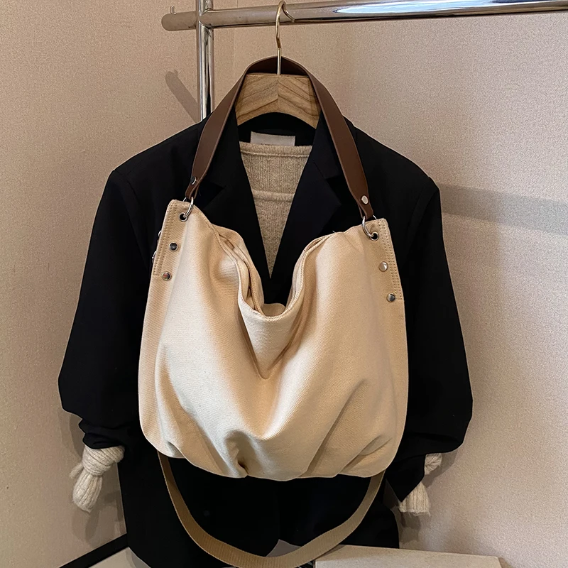 

Винтажная большая женская сумка-тоут Capaci, новинка 2025, простая универсальная пригородная сумка, осенне-зимняя модная сумка через плечо на молнии