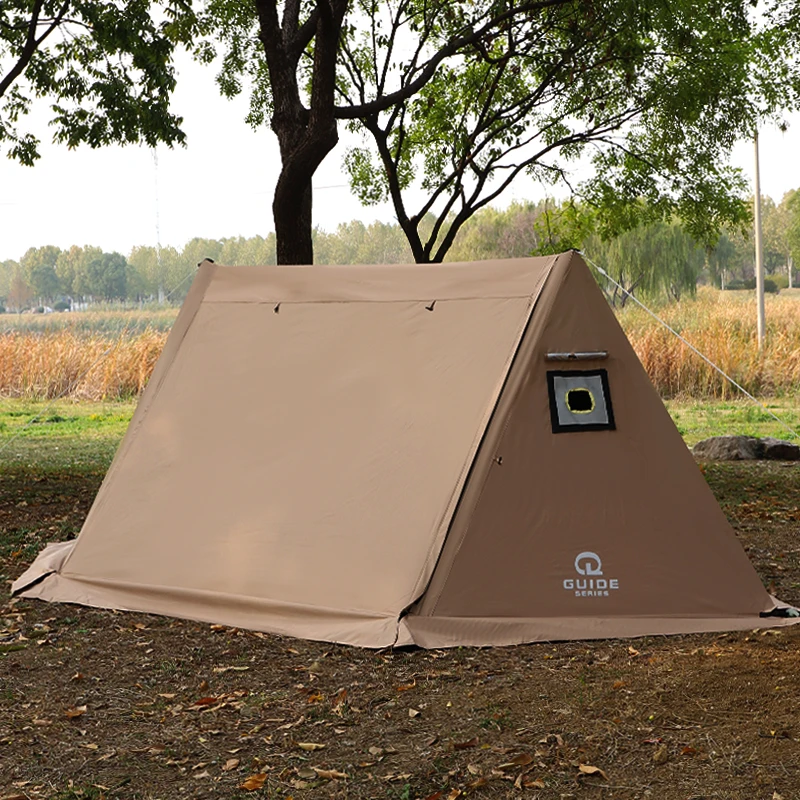 Outdoor oversized shelter tents, wild chimney tents, camping equipment, camping canopies